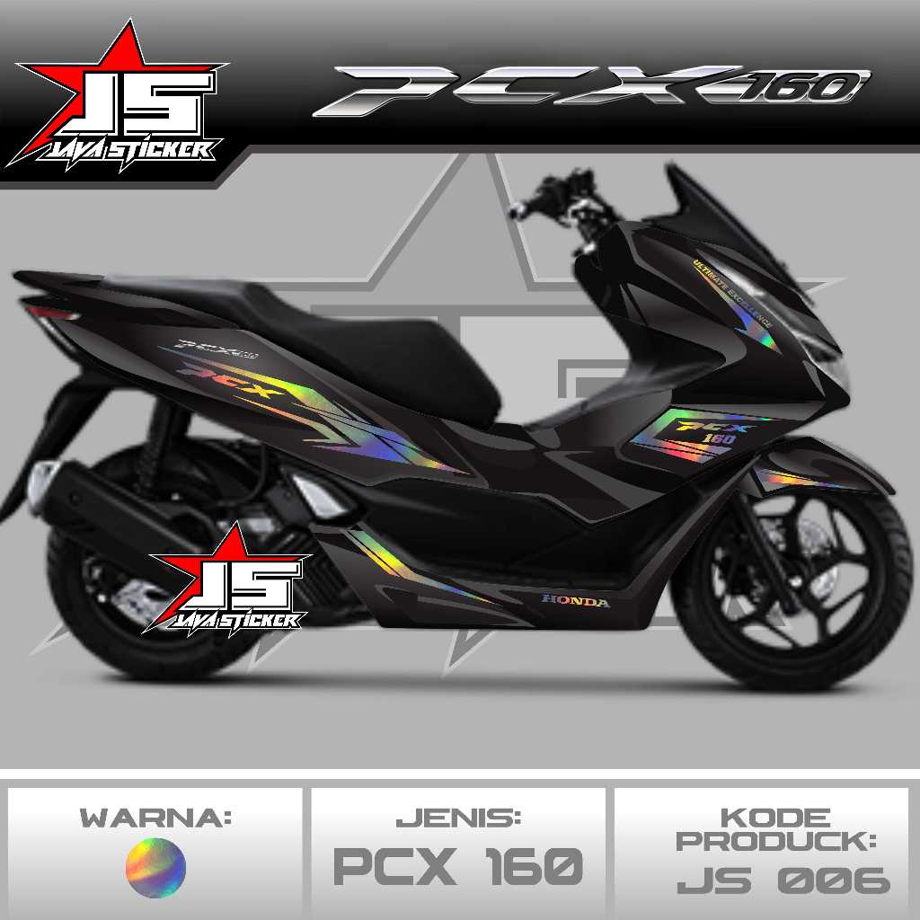 Jual Cutting Sticker Pcx Aksesoris Motor Stiker Honda Pcx Cc