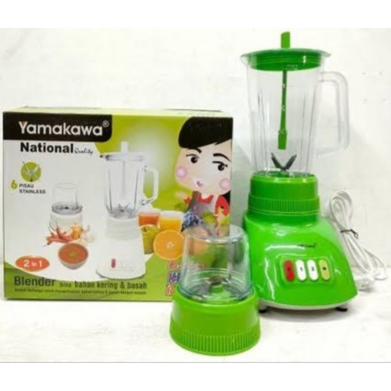 Jual Blender Kaca YAMAKAWA/RINREI National Quality 2in1 220v kapasitas