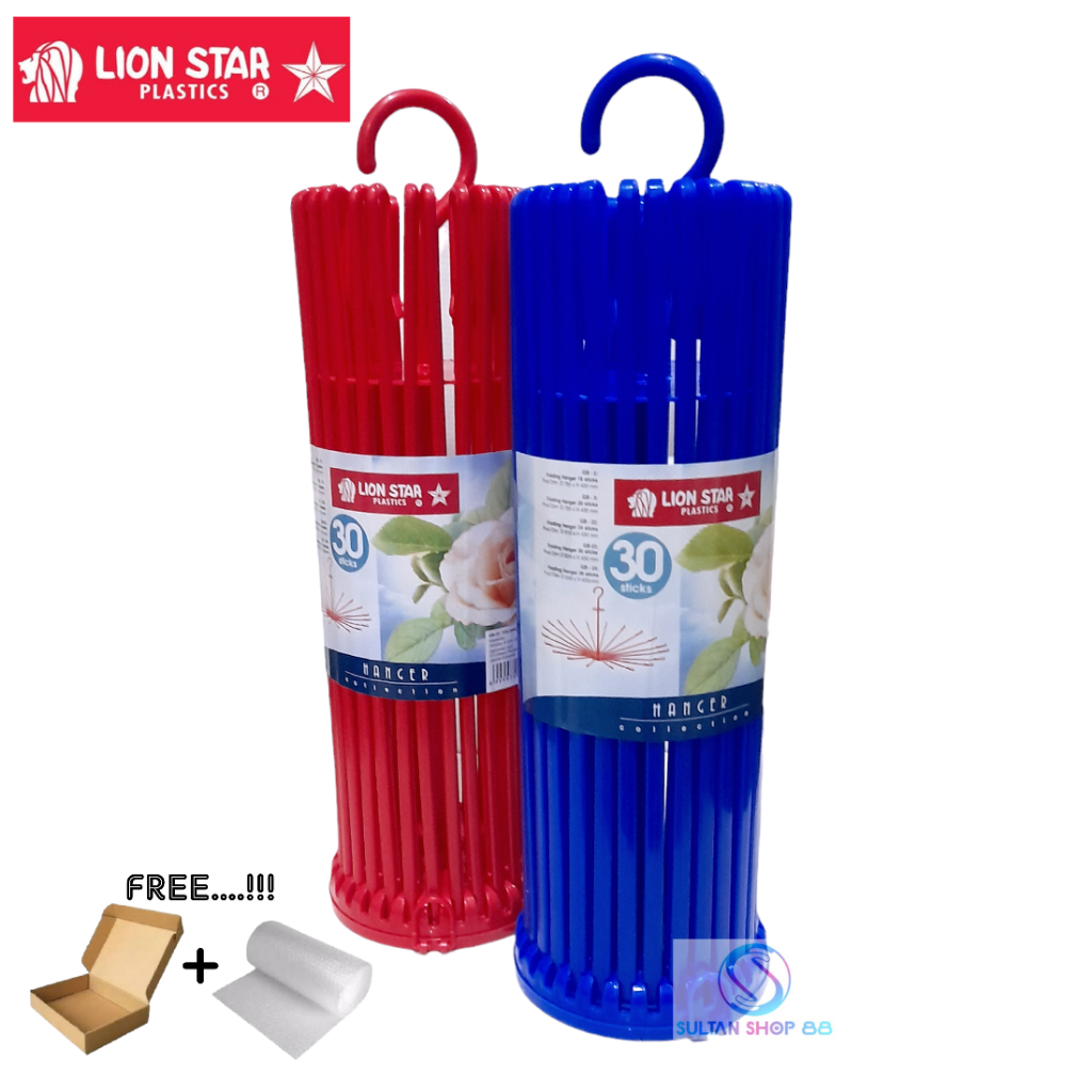 Jual JEMURAN PUTAR LION STAR FOLDING HANGER LION STAR 30 DAN 24 STICK JEMURAN BAJU ANAK