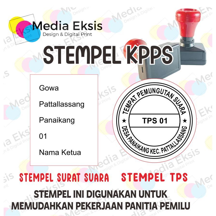 Jual Stempel TPS, Stempel Surat Suara, Stempel Panitia TPS | Shopee ...