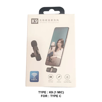 Akacc Microphone Wireless Portable K9 Sx5 Sx8 Mic Clip On Live Streaming Vlog Mic Vlogger