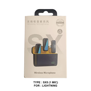 Akacc Microphone Wireless Portable K9 Sx5 Sx8 Mic Clip On Live Streaming Vlog Mic Vlogger