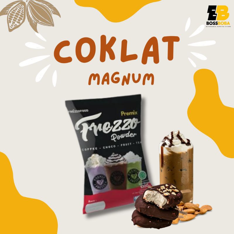 Jual Bubuk Minuman Rasa Coklat Magnum Premix Frezzo Powder Drink 1kg ...