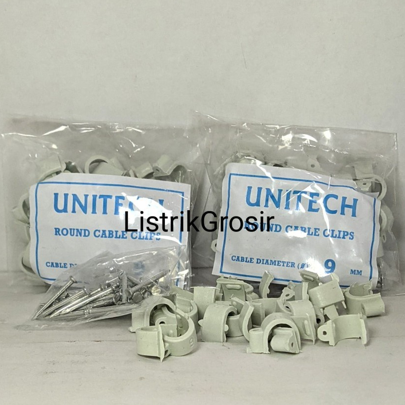 Jual Klem Kabel Unitech / Yoko Paku Beton No. 6mm 7mm 8mm 9mm 10 mm ...
