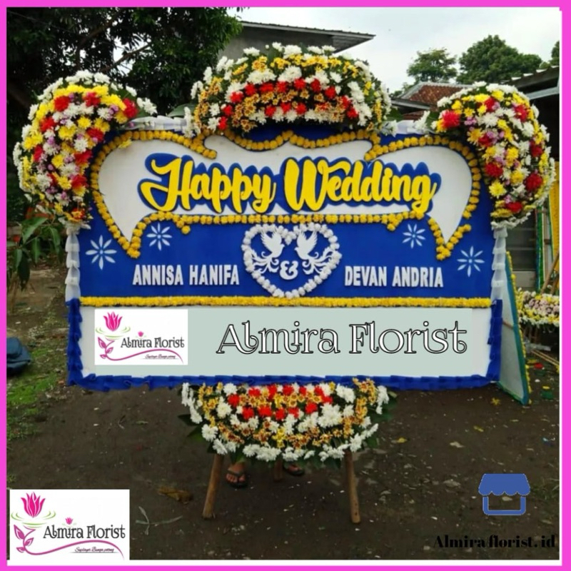 Jual Karangan Bunga Papan / Papan Bunga Dukacita, Wedding, Selamat ...