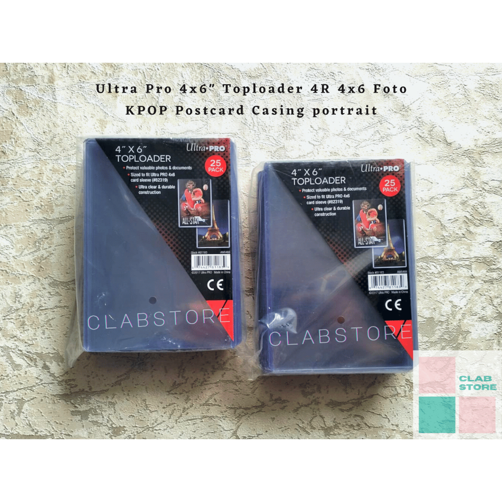 Top Loaders For Cards Ultra Pro Clear Toploader  4x6 Rigid Sleeve For  Postcards, Photos, Cards Ultra Pro Card Sleeves