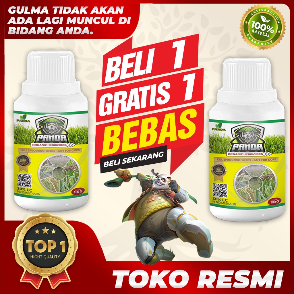 Jual [Beli 1 gratis 1] Herbisida Panda - Memusnahkan lebih dari 100 ...