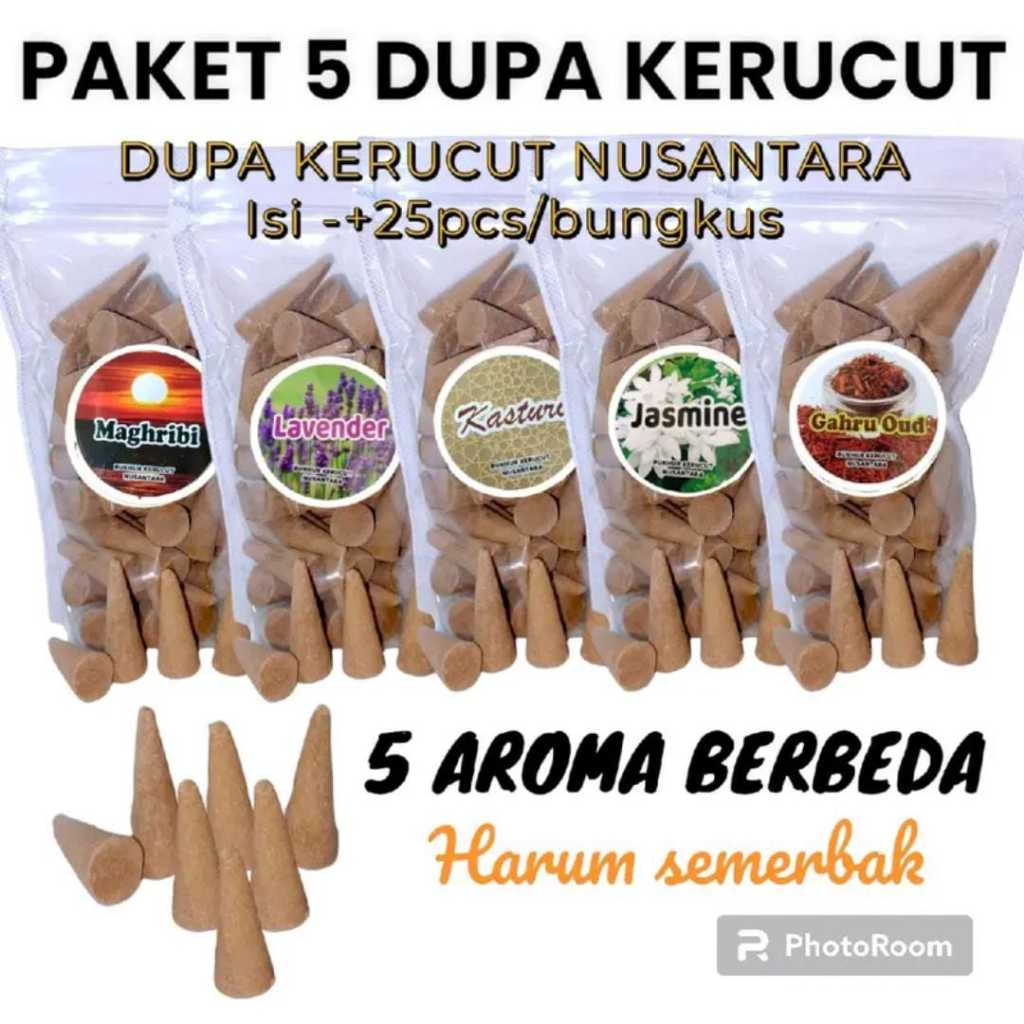 Jual Dupa Kerucut Dapat Bungkus Harga Usaha Buhur Krucut Bukhur Dupa