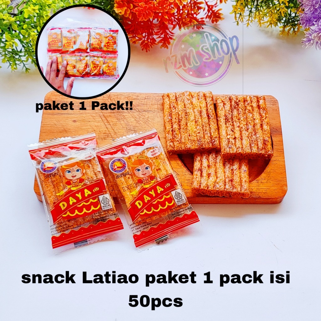 Jual Latiao Snack Daya Rib Camilan Viral Food Spicy Versi Mini 1 Pack