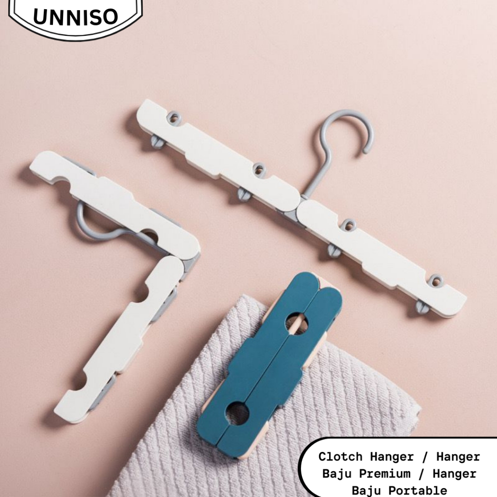 Jual UNNISO - Clotch Hanger / Hanger Baju Premium / Hanger Baju ...