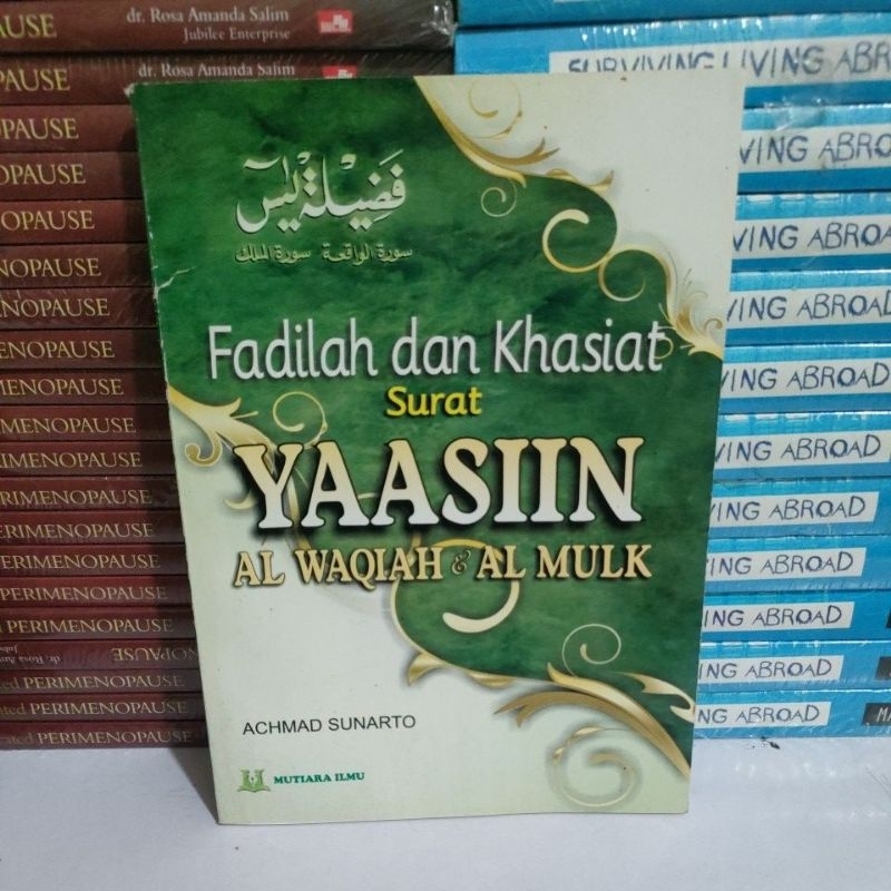 Jual Buku Original - Buku Fadilah Dan Khasiat Surat Yaasiin Al Waqiah ...