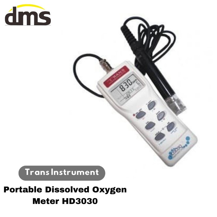 Jual Portable Dissolved Oxygen Meter HD3030 Trans Instruments | Shopee ...