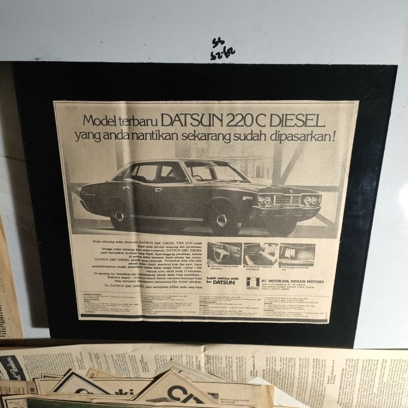 Jual Original Wall Collage Poster Car Vintage 1970s Poster Iklan Mobil