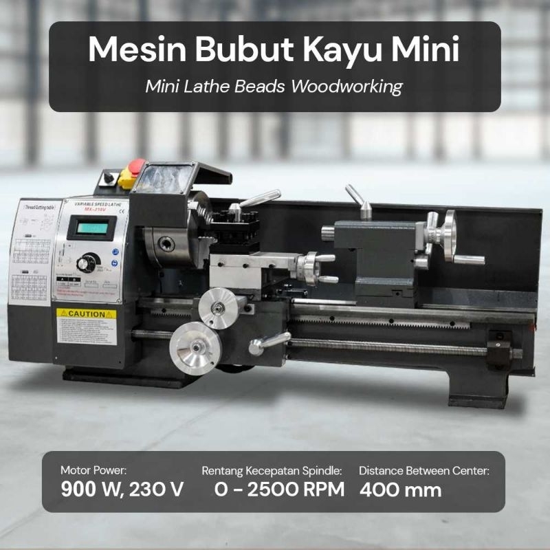 Jual Mesin Bubut Kayu Mini Lathe Beads Woodworking W Mm Mx V