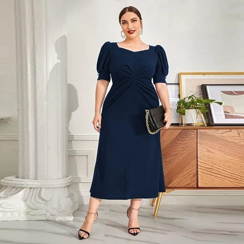 midi dress korean sabrina kasual NIEL SABRINA DRESS KOREAN VINTAGE CASUAL POLOS MIDI BODYCON FORMAL DINNER  SPRING PARTY BLACK MAROON NATAL IMLEK CHRISTMAS XINCIA CNY