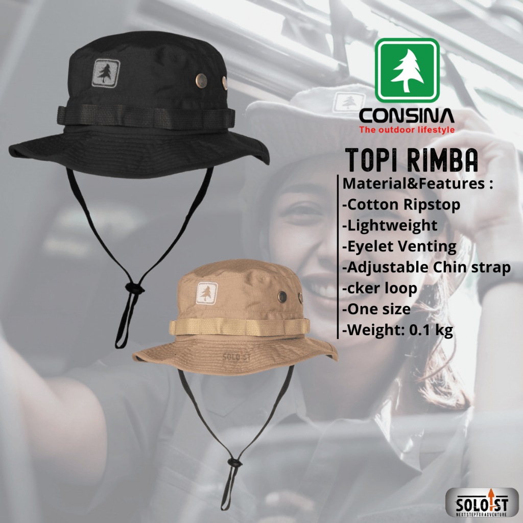 Jual TOPI RIMBA CONSINA Bucket Hat Consina Official Jungle Hat Topi ...