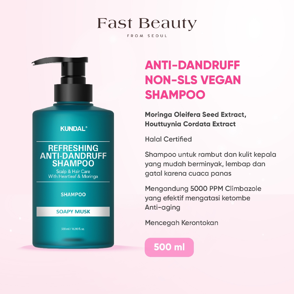 Jual KUNDAL Refreshing Anti Dandruff Shampoo Shopee Indonesia
