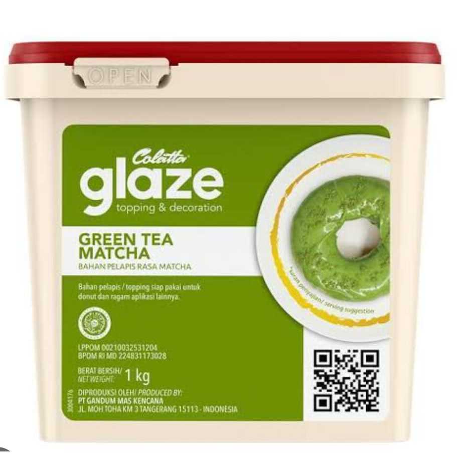Jual Colatta Glaze Green Tea 1kg-Bahan Pelapis Rasa Green Tea 1kg ...