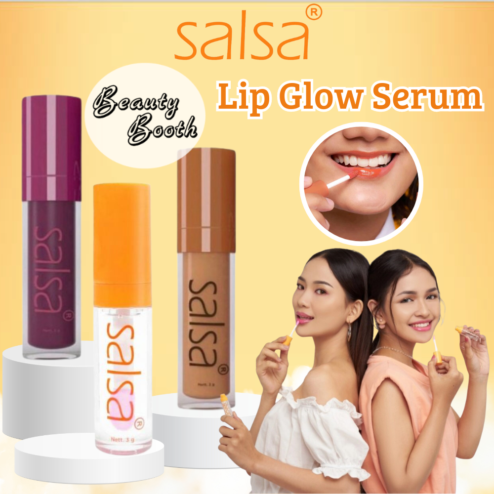 Jual Salsa Lip Glow Serum Coral Nude Twilight Serum Pelembab Bibir Shopee Indonesia