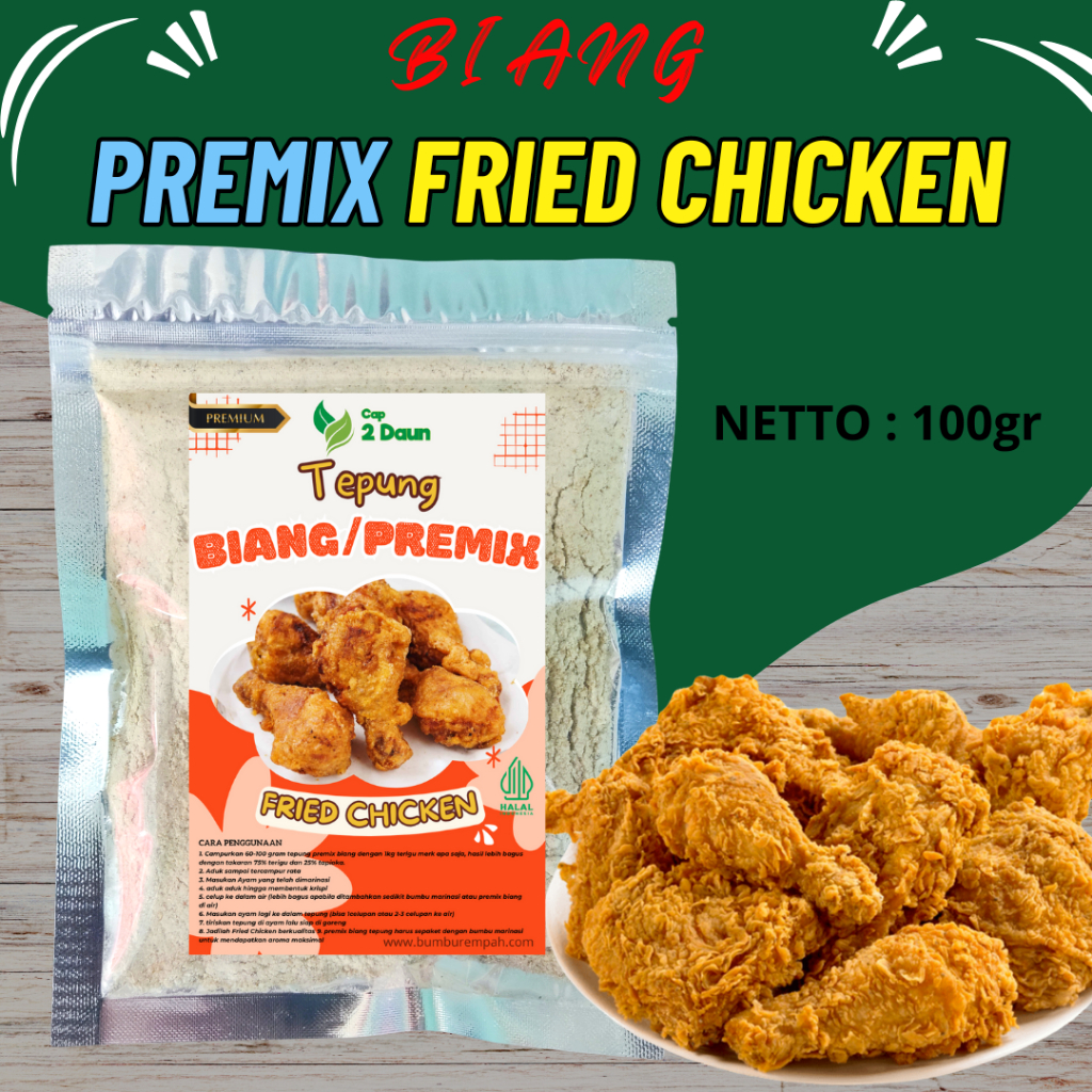 Jual Tepung Biang Premix Fried Chicken Crispy Premium Gr Shopee