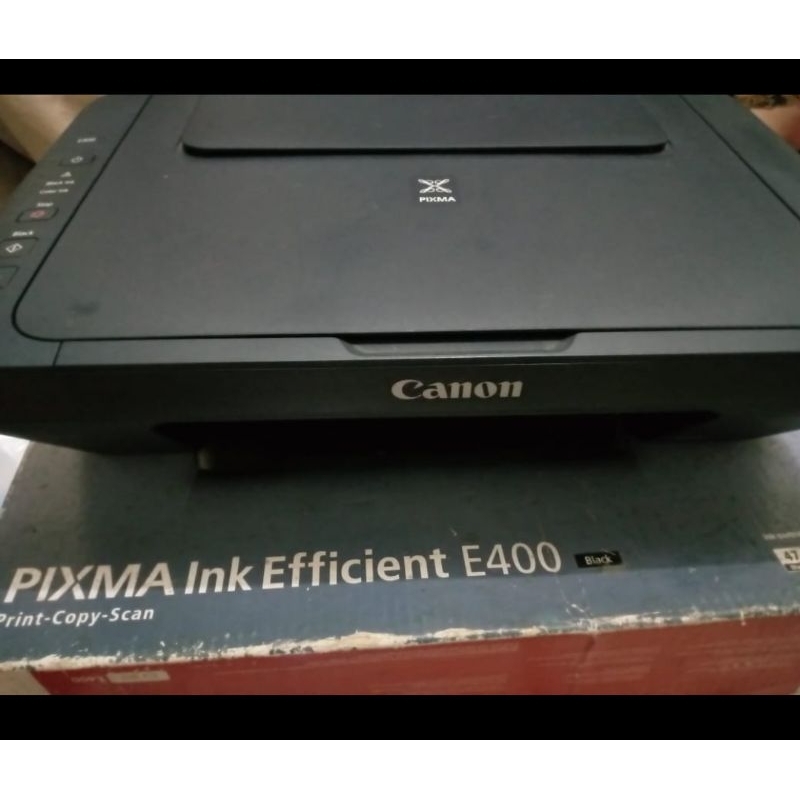 Jual Printer Canon Pixma E400 print copy scan bekas second Shopee