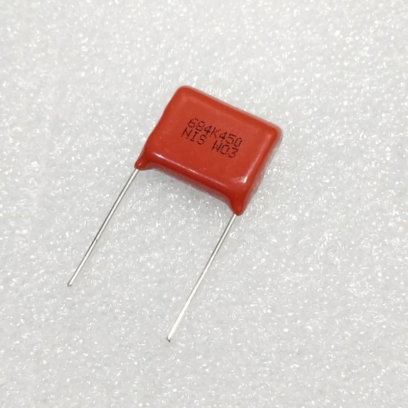 Jual Capacitor 684 450v Milar 680nf 450 volt Kapasitor 684j 400v ...