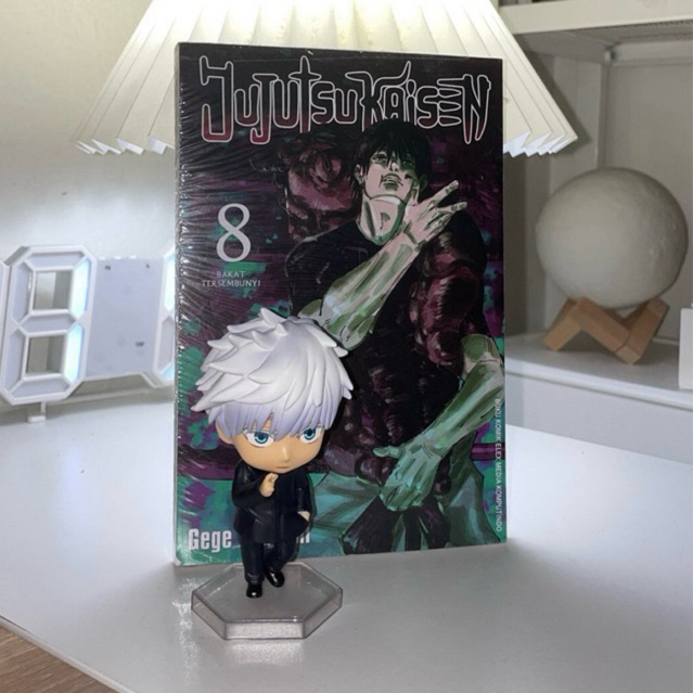 Jual GOJO MINI FIGURE & JJK MANGA VOL 8 | Shopee Indonesia