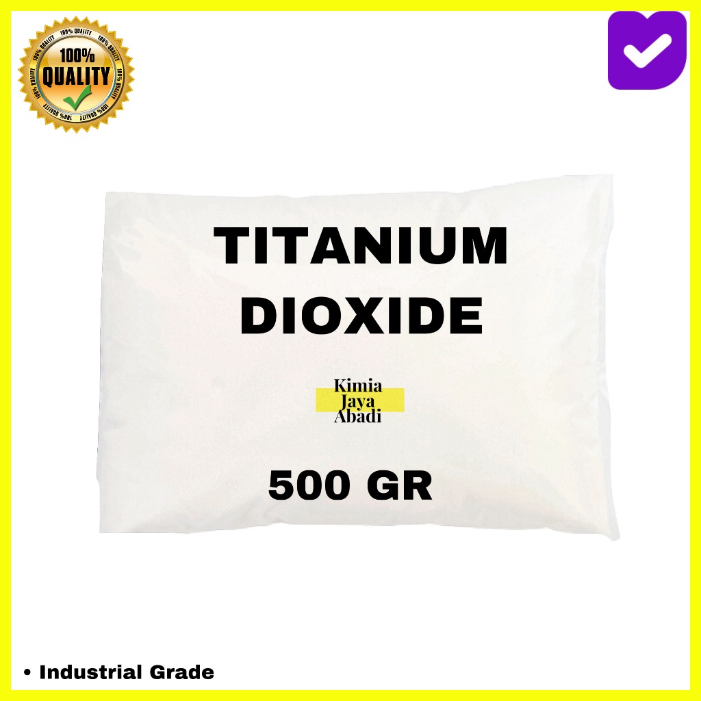 Jual Titan / Titanium Dioxide / Tio2 / Opaque White 500 Gram | Shopee ...