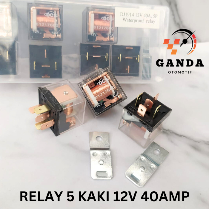 Jual RELAY DCS KAKI 5 5 PIN 12V 40A 87A PEMUTUS ARUS DCS ORIGINAL