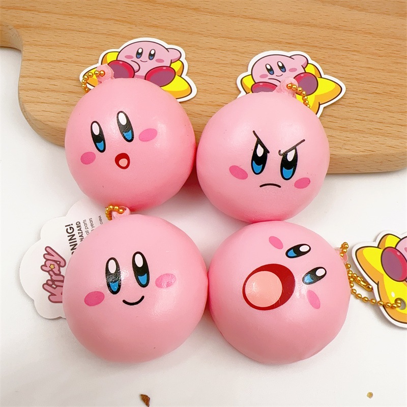 Jual [HARU] Round Kirby Mini Bun Hachimi Squishy Slow Squishy | Shopee ...