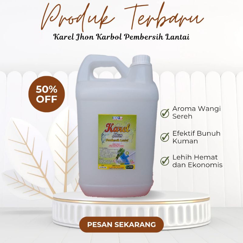 Jual Karbol Pembersih Lantai Wangi Sereh 5 Liter Seperti Wipol Shopee