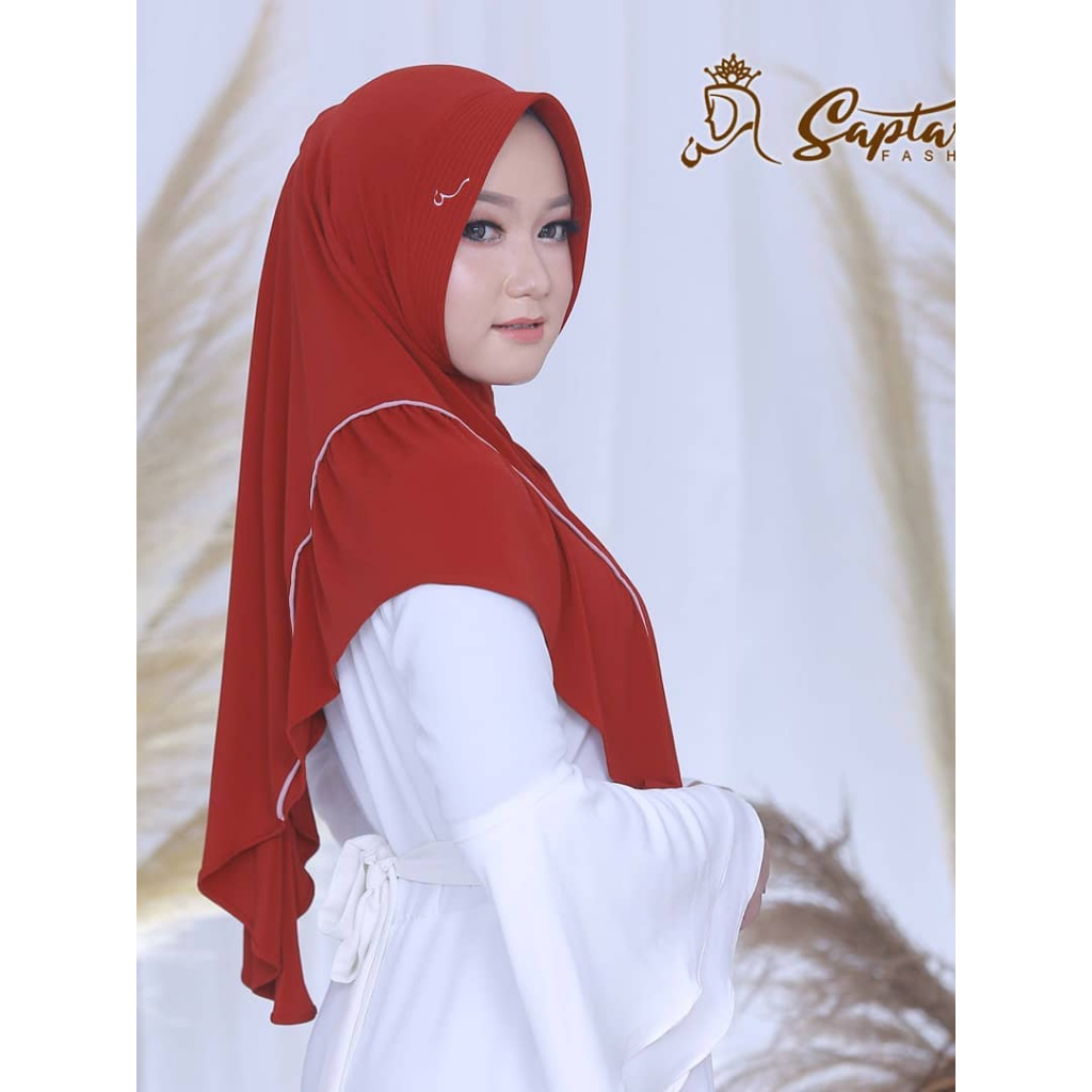 Jual Hijab Bergo Naura By Saptaria - Bahan Twist Premium - Simpel Dan ...