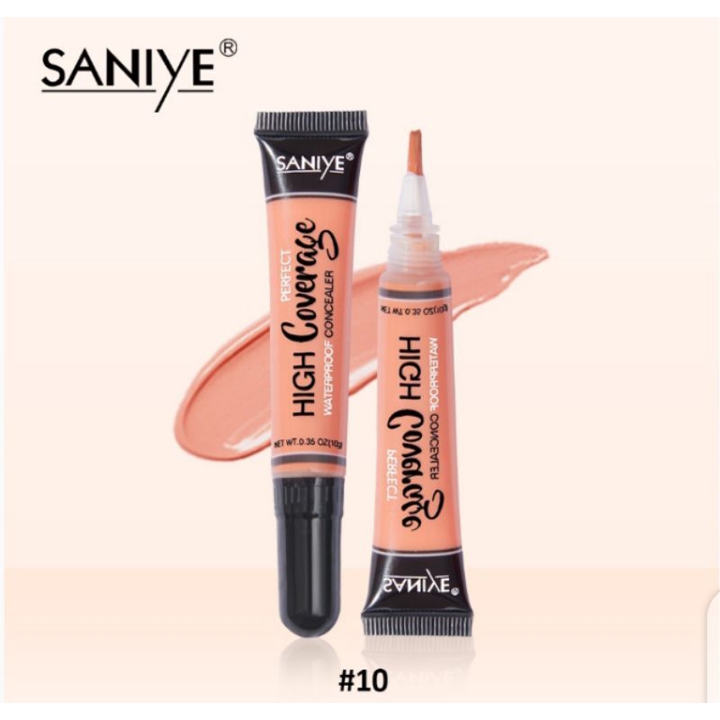 Jual SANIYE (BPOM) SHOPEE EXCLUSIVE Concealer Orange dan Hijau Waterproof Wajah Full Coverage