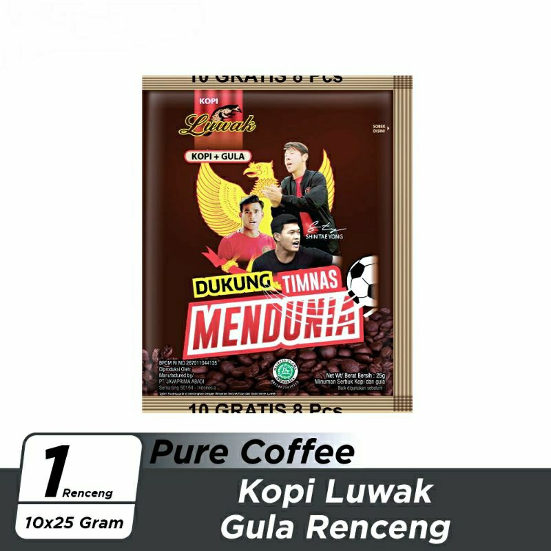 Jual Kopi luwak hitam+gula (isi 10+6 sachet) Shopee Indonesia