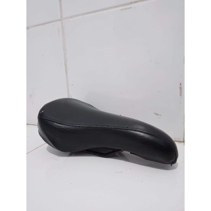 Selle BMX Old School GT - Noir/Or, Carbone (années 90, Vintage, Neuf)
