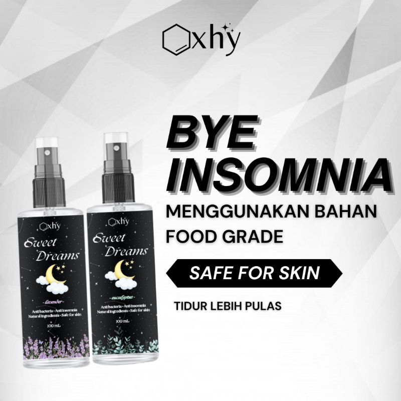 Jual OXHY SWEET DREAMS ANTI INSOMNIA AROMATHERAPY LINEN SPRAY