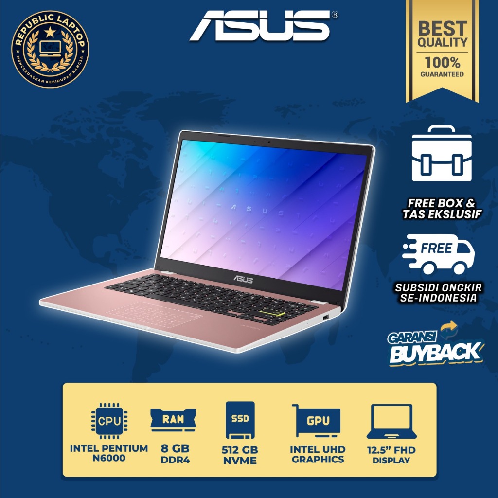 Jual LAPTOP ASUS VIVOBOOK COCOK BUAT OFFICE, BISNIS, PELAJAR