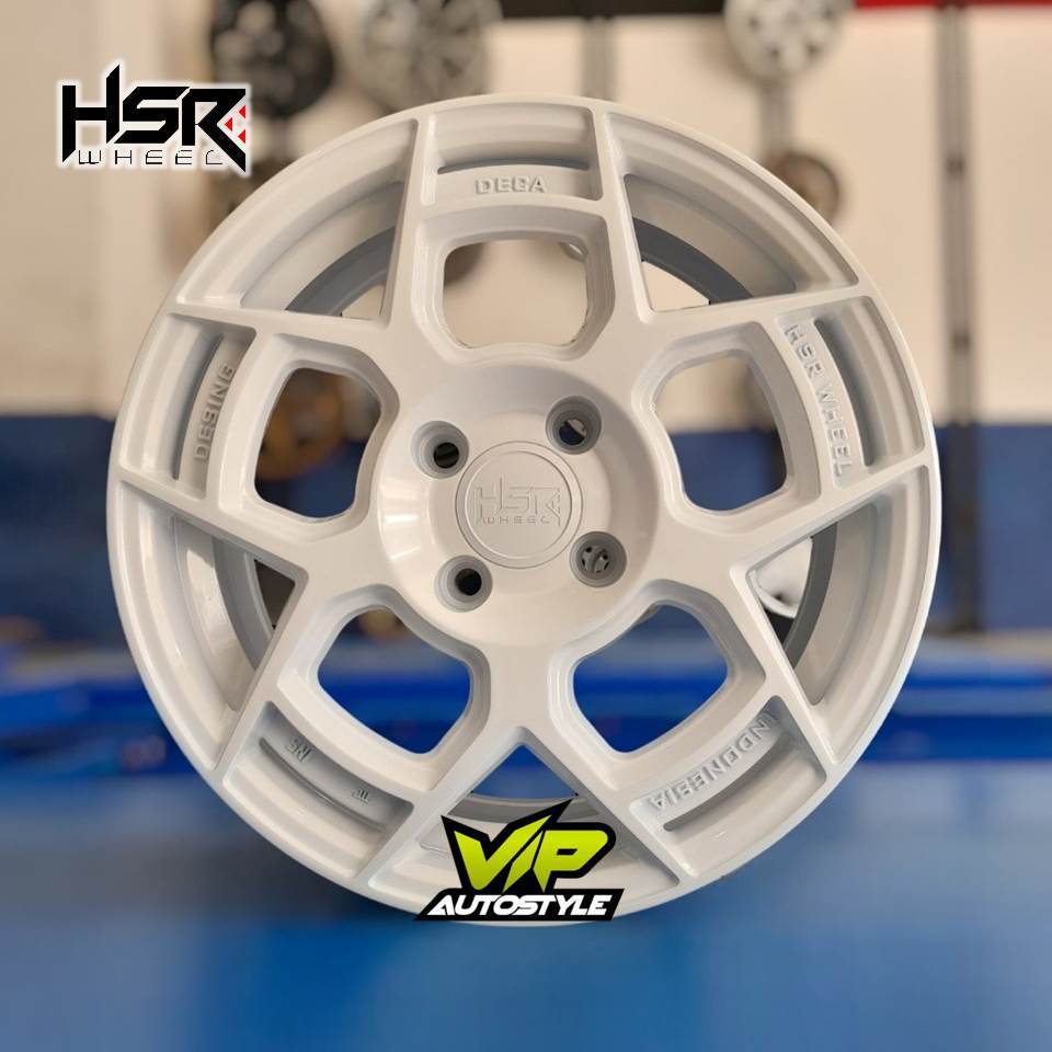 Jual Velg mobil R15 HSR deca Racing Wuling air ev Agya Calya Ignis Brio ...