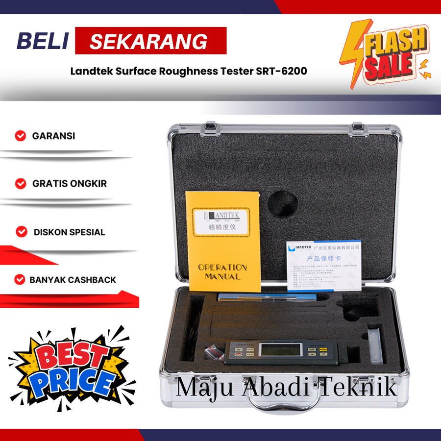 Jual Landtek Surface Roughness Tester SRT6200 kehalusan permukaan