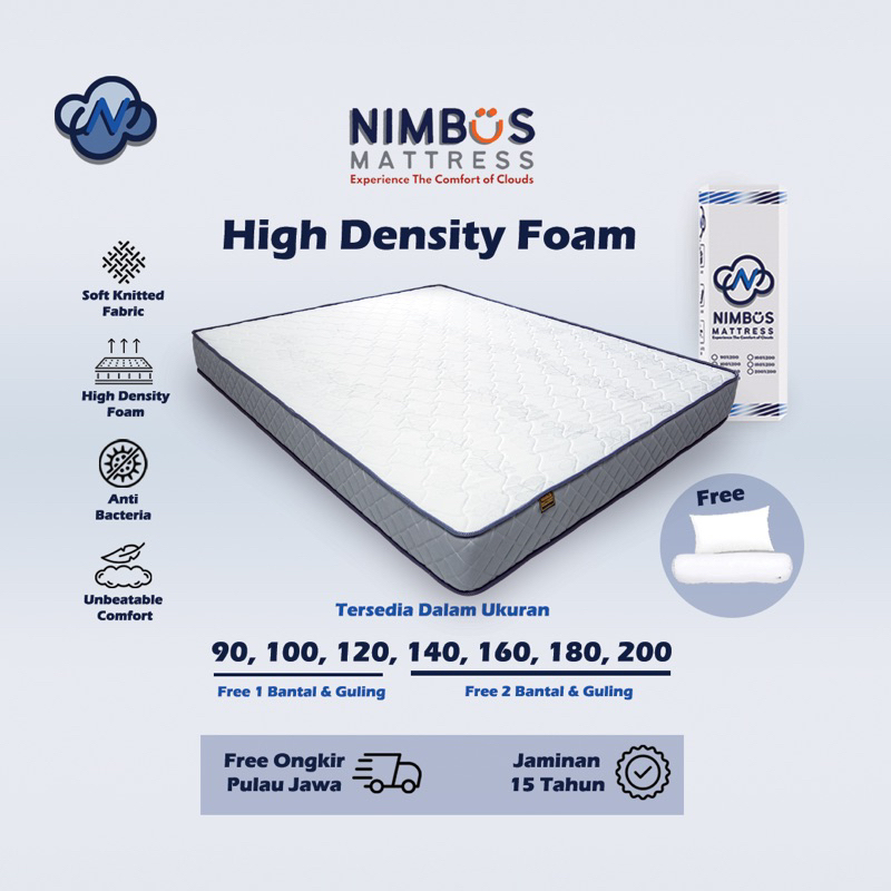 Jual NIMBUS Mattress Kasur Busa Original 20cm High Density Foam Box