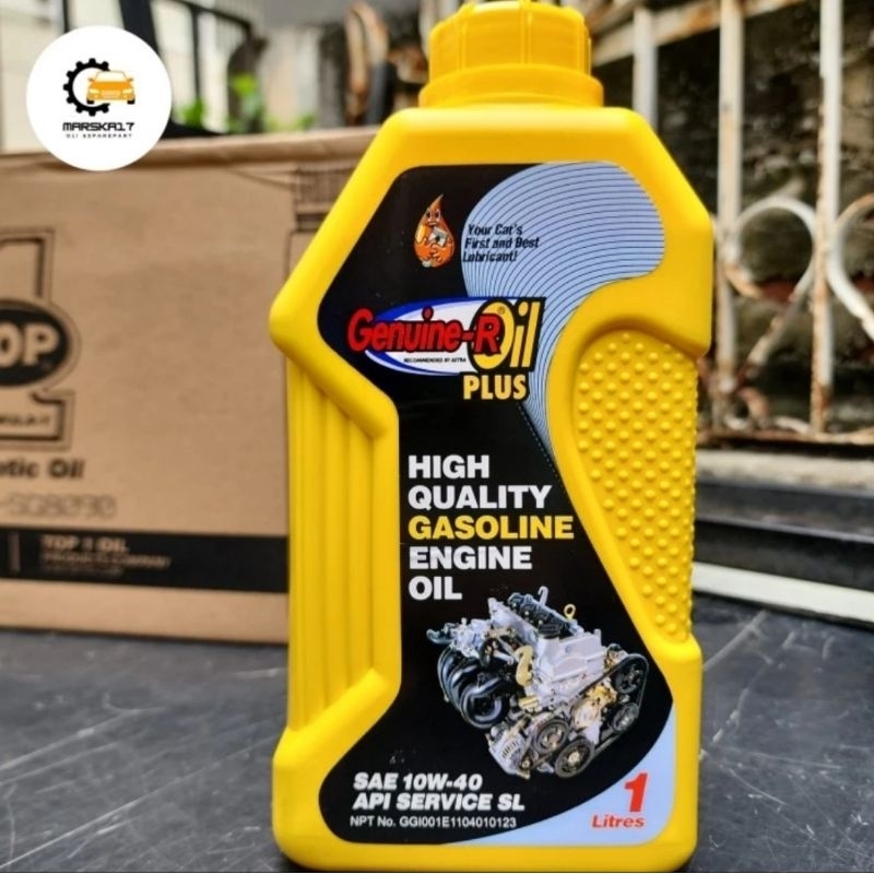 Jual Oli Mesin Daihatsu Astra Genuine R Oil PLUS SAE 10W-40 API SL ...