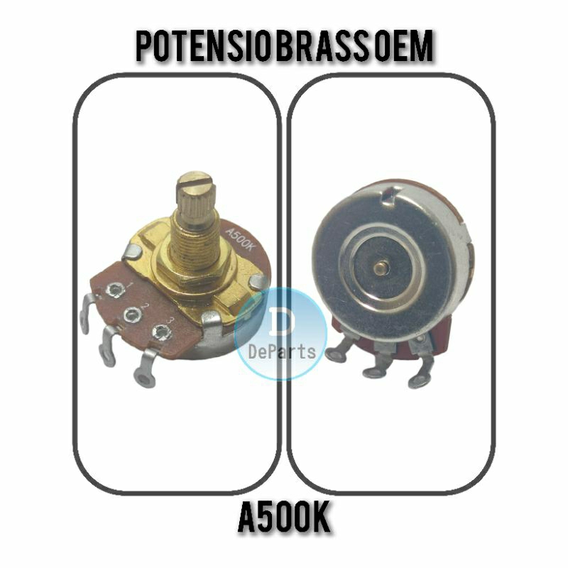 Jual Per Pc Potensiometer Brass Potensio A K Bukan Cts Bourne