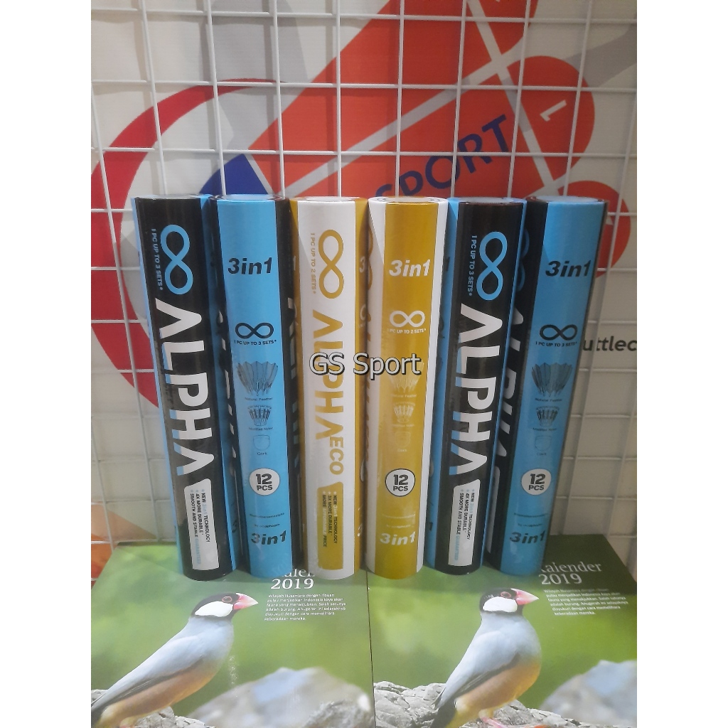 Jual SHUTTLECOCK ALPHA 3IN1 BY ALPHA PRO | Shopee Indonesia