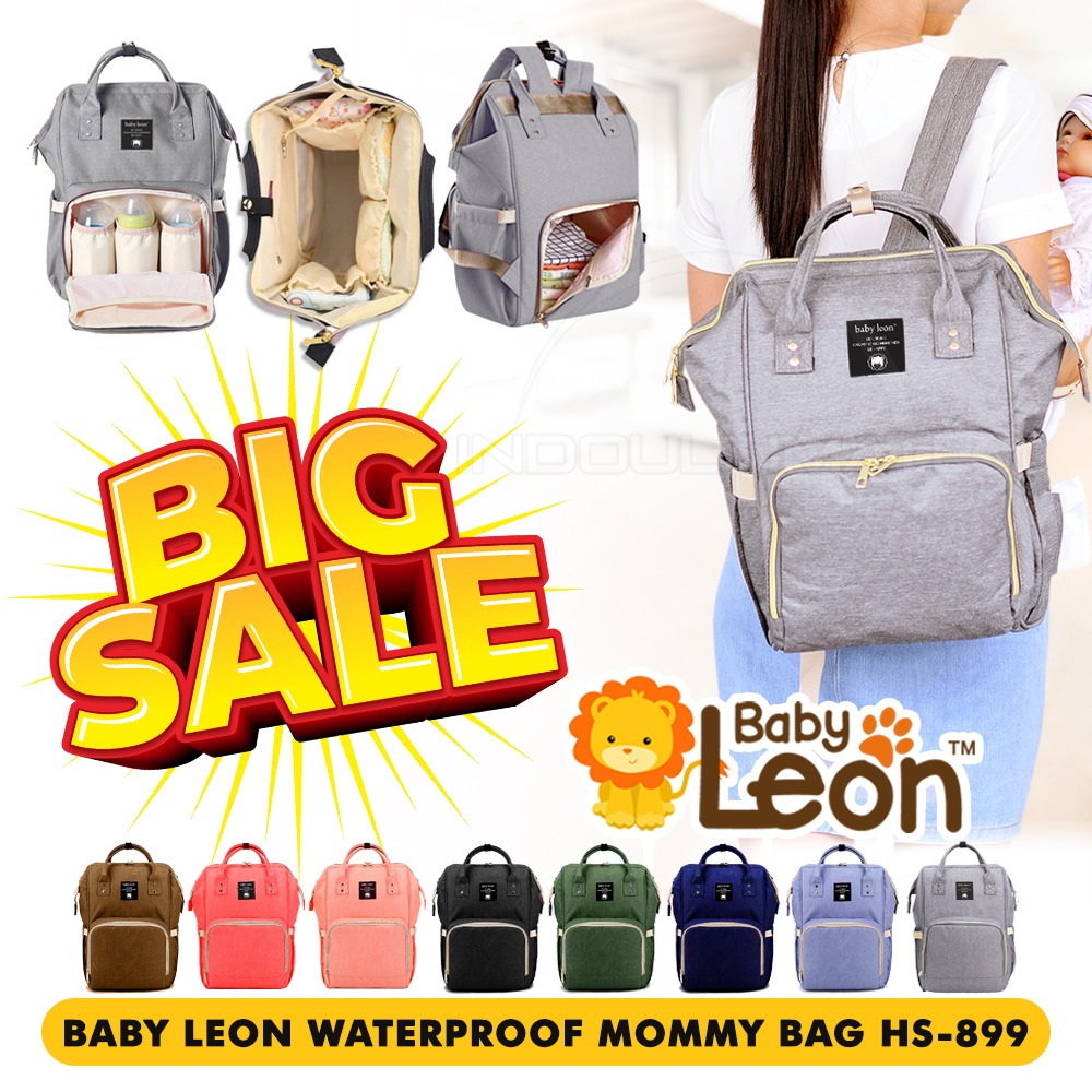 Jual Tas bayi Backpack BABY LEON Tas Perlengkapan Baby Ransel Tas Popok Diaper Bag FS HS 899 HS 899 1 Shopee Indonesia