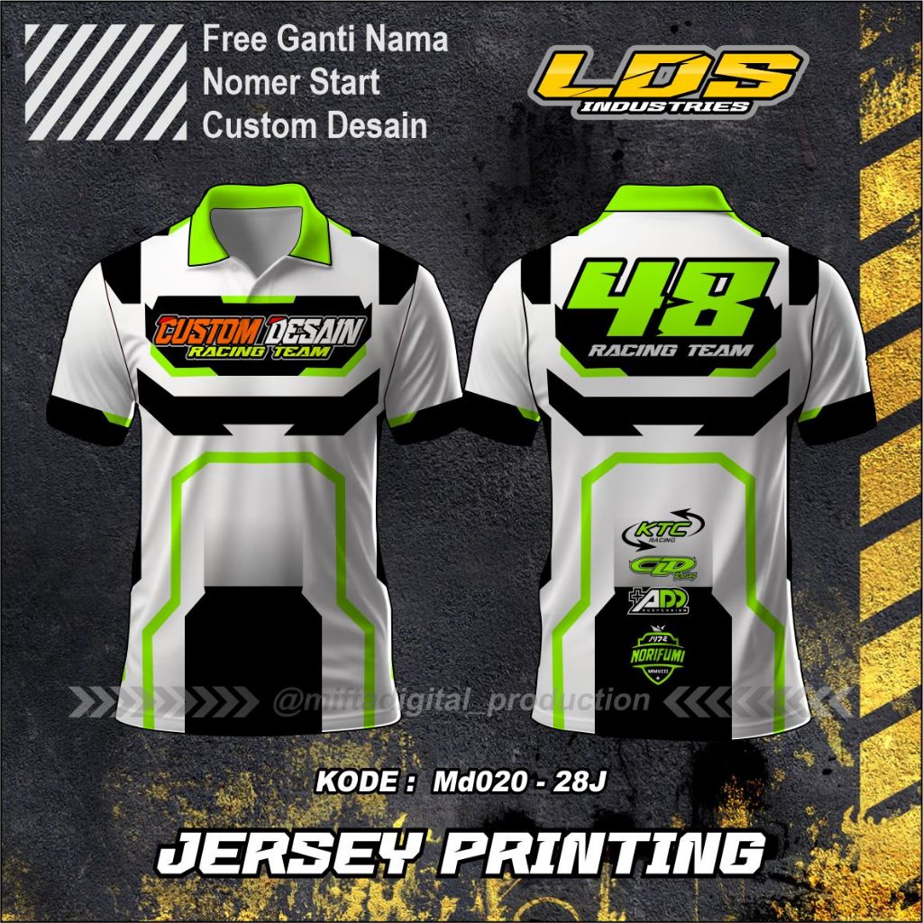 Jual Jersey Printing Desain Bebas JERSEY RACING FULLPRINTING Jersey ...
