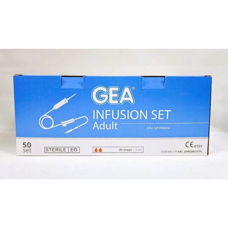 Jual Infus Set Dewasa Gea Infusion Set Selang Infus Gea Shopee Indonesia