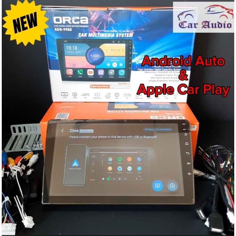 Jual HEAD UNIT ORCA ANDROID ORCA 9 INCH 10 INCH APPLE CAR PLAY