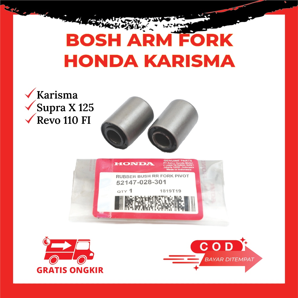 Jual Bosh swing arm honda supra x 125 ,Karisma ,Revo 110 Kode 52147028