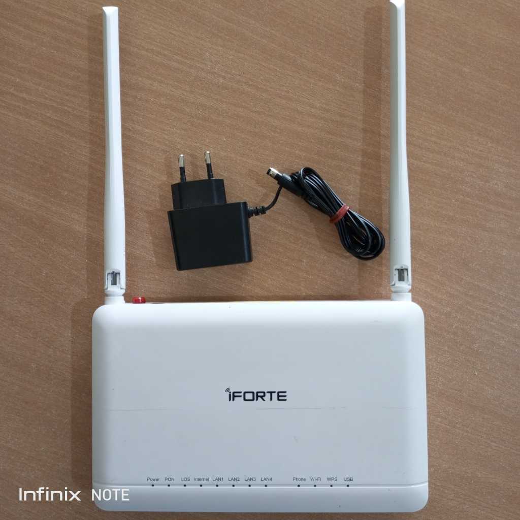 Jual MODEM GPON ONT ZTE F679L DUAL BAND PORT BIRU + ADAPTOR (BEKAS ...