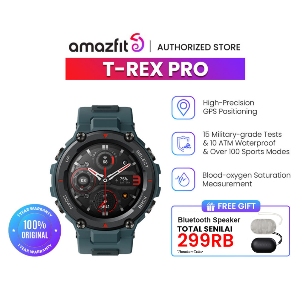 Jual Smartwatch Amazfit T Rex Terlengkap Harga Terbaru Februari